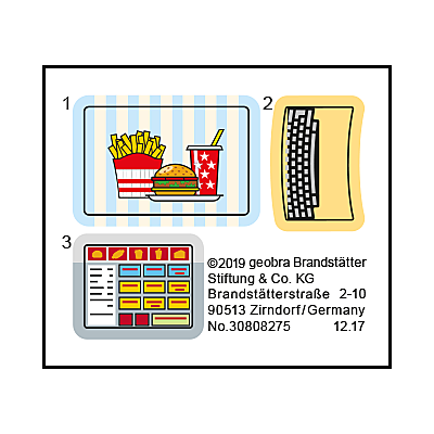 30808275_sparepart/Etikett 70084 "Kellnerin mit Diner-Theke